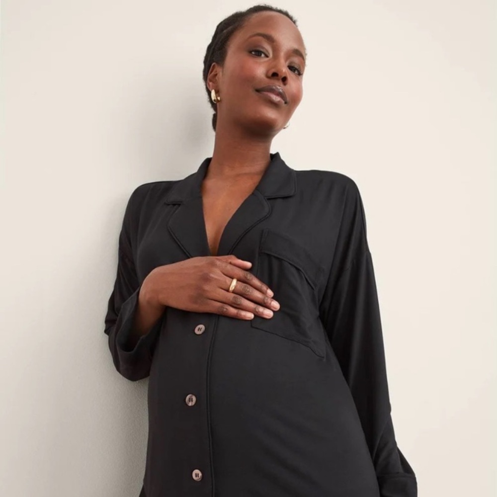 Hatch Ultra Soft Jersey Black PJ Pajama Top
